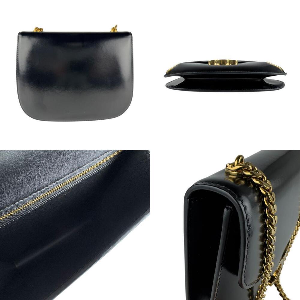 Celine BESACE shoulder bag leather metal black gold - Picture 3 of 4